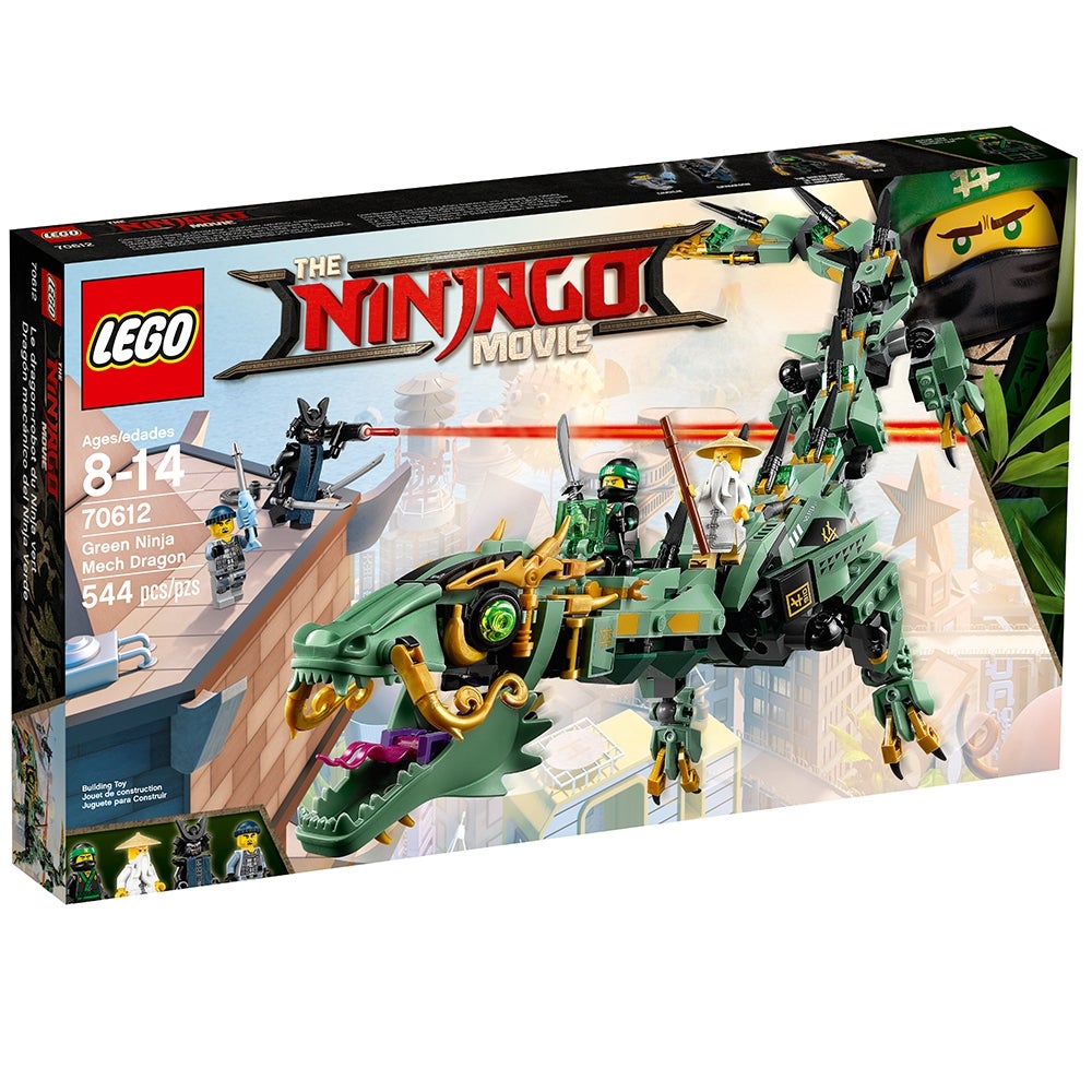 LEGO Ninjago Dragon Head No.19 Jaw No.4 Sand Green 6195100 6195101 70612